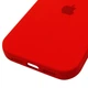 Чохол Silicone Case (AA Logo) MagSafe для iPhone 17 Pro, силіконовий, м'яке покриття Red - зображення 5