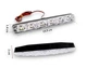 LED дневные ходовые огни Avtoaks универсальные 6 SMD 12V белый свет 2 шт - изображение 2