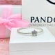 Срібний браслет Пандора Pandora із асиметричною застібкою-зіркою 599639C01 (20) - зображення 5