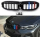 Грати радіатора BMW 3 G20/G28 LCI (2020-2021) глянсові двореберні ніздрі в М колір БМВ (LMBMGR3024-B) - зображення 2