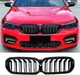 Грати радіатора BMW 5 G30 G38 (2017-2020) LCI в стилі М чорні глянсові двореберні ніздрі БМВ 5 (LMBMGR4002) - зображення 2