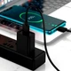 Кабель Hoco X88 Gratified Type-C 1 м 3 А черный для зарядки и передачи данных - изображение 3