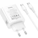 Зарядний пристрій Hoco C162A 40Вт USB Type-C білий з кабелем Type-C на Type-C для швидкого заряджання - зображення 5