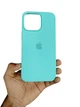 Чехол силиконовый Full Cover для iPhone 12 12 Pro защита камеры голубой Sea Blue - изображение 3