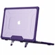 Накладка TPU PC для MacBook Pro 14 дюймів 2021 2023 2024 2025 фіолетова з підставками та захистом від ударів - зображення 1