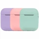 Силіконовий футляр з карабіном для AirPods 1 2 колір 21.Sea blue товщиною 30 мм вагою 11 г - зображення 2