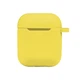 Силіконовий футляр з карабіном для Airpods 1 2 колір 55.Pine green розмір 80х90х30 мм - зображення 8