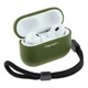 Футляр TPU Spigen Leather Armor для AirPods 3 Pitch Green термопластичный полиуретан с нейлоновым шнурком - изображение 5
