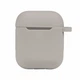 Футляр силіконовий з карабіном для Airpods 1 2 колір 10.Stone захисний легкий еластичний - зображення 1