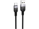 Кабель Hoco X109 Energy 1 м 3 А USB-A Type-C чорний силікон для заряджання та передачі даних - зображення 4