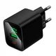 Зарядний пристрій Hoco CS84A 30Вт USB-C USB-A чорний з цифровим дисплеєм для смартфонів і планшетів - зображення 5