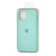Чехол силиконовый Full Cover для iPhone 12 12 Pro защита камеры голубой Sea Blue - изображение 2