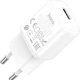 Мережевий зарядний пристрій Hoco C96A 5V 2.1A Micro USB 1 порт білий вогнетривкий PC ABS - зображення 3