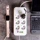 Мережевий фільтр подовжувач 6 розеток 4 USB 1 Type-C 3 м 2500 Вт білий термостійкий ABS F06U - зображення 2