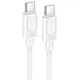 Кабель USB Type-C к Type-C 60W 1м силиконовый белый Hoco X122 - изображение 6