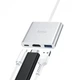 Переходник Hoco HB14 Type-C USB3.0 HDMI PD 67Вт 4К 30Гц алюминий черный - изображение 4