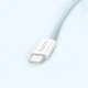 Кабель USB Type-C к Type-C 60W 3A 2м Голубой Hoco X104 для быстрой зарядки и передачи данных - изображение 8