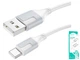 Кабель USB Type-C 3A 100см для заряджання та синхронізації білий Borofone BX101 - зображення 4