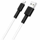 Кабель USB Lightning 1 м 5 А силиконовый белый Borofone BX31 - изображение 1