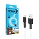 Кабель USB Lightning 1 м 5 А силиконовый белый Borofone BX31 - изображение 4