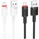 Кабель USB Micro 2.4A 1м PVC для зарядки и передачи данных Borofone BX110 Белый - изображение 2