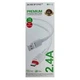 Кабель USB Micro 2.4A 1м PVC для зарядки и передачи данных Borofone BX110 Белый - изображение 8