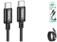 Кабель USB Type-C to Type-C 60W 2м черный для зарядки и передачи данных Hoco X89 - изображение 7