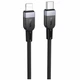 Кабель USB Type-C to Lightning 27W 3м чорний Hoco X109 силіконовий для заряджання iPhone iPad - зображення 1