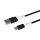 Кабель USB Type-C 3А 1м чорний Hoco X82 для заряджання та передачі даних - зображення 4