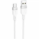Кабель USB Type-C 3A 1м силіконовий білий Hoco X109 для заряджання та передачі даних - зображення 1