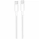 Кабель USB Type-C to Type-C 60W 1м 3A білий Borofone BX117 для швидкого заряджання та передачі даних - зображення 1