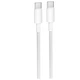 Кабель USB Type-C to Type-C 60W 1м 3A білий Borofone BX117 для швидкого заряджання та передачі даних - зображення 4