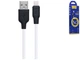 Кабель USB Hoco X21 Plus Lightning 0.25м 3А чорно-білий силіконовий для заряджання та синхронізації - зображення 7