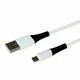 Кабель USB Hoco X82 Micro 1м 2.4А белый для зарядки и передачи данных из силикона и пластика - изображение 1