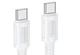 Кабель USB Type-C to Type-C 60W 3A 1м PVC Белый Borofone BX111 - изображение 6
