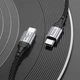 Кабель USB Type-C to Type-C 60W 1м 3A черный Hoco X102 для зарядки ноутбуков и смартфонов - изображение 7