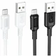 Кабель USB Micro 2.4A 1м ПВХ черный Borofone BX111 для зарядки и передачи данных - изображение 2