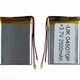 Внутренний аккумулятор Li-ion 1200mAh 3,7V 82x28x4 универсальный для портативной электроники - изображение 1