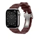 Ремінець для Apple Watch Hermes 38 40 41 мм силіконовий колір Винний Червоний - зображення 3