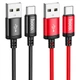 Кабель USB Type-C 3A 2м чорний для заряджання та передачі даних Hoco X89 - зображення 7