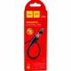 Кабель USB Hoco X52 Sereno магнітний Lightning 1м 2.4А чорний для заряджання пристроїв - зображення 2