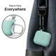 Силіконовий футляр з карабіном для AirPods 1 2 колір 21.Sea blue товщиною 30 мм вагою 11 г - зображення 7