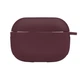 Футляр силіконовий з мікрофіброю Airpods Pro 42.Maroon захист від подряпин і ударів - зображення 3