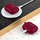 Футляр силіконовий з мікрофіброю Airpods Pro 42.Maroon захист від подряпин і ударів - зображення 7
