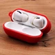 Силіконовий футляр з мікрофіброю для Airpods Pro червоний 14 карабін в комплекті - зображення 8
