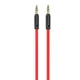 Кабель AUX 3.5mm 1м медные проводники красный Hoco UPA16 для наушников и колонок - изображение 5