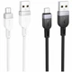 Кабель USB Micro 2.4A 1м силіконовий білий Hoco X109 для заряджання та синхронізації - зображення 2