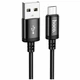 Кабель USB Hoco X89 Micro 2.4A 2м черный для зарядки и передачи данных из нейлона и алюминиевого сплава - изображение 1