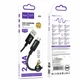 Кабель USB Hoco X89 Micro 2.4A 2м черный для зарядки и передачи данных из нейлона и алюминиевого сплава - изображение 2