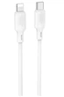 Кабель USB Type-C to Lightning 27W 1м 3А силиконовый белый Borofone BX113 - изображение 5